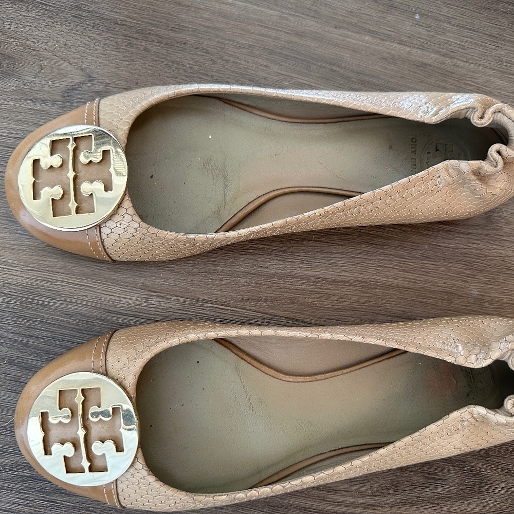 Tory Burch ballet flats, size 10 (used)